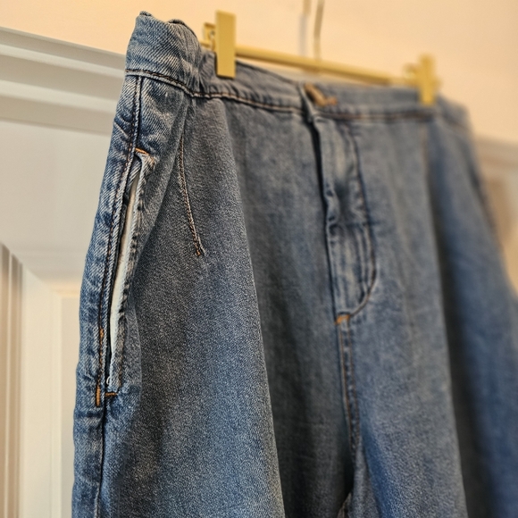 Anthropologie Pilcro Castaway High-Rise Jeans 32 Petite - Picture 5 of 8